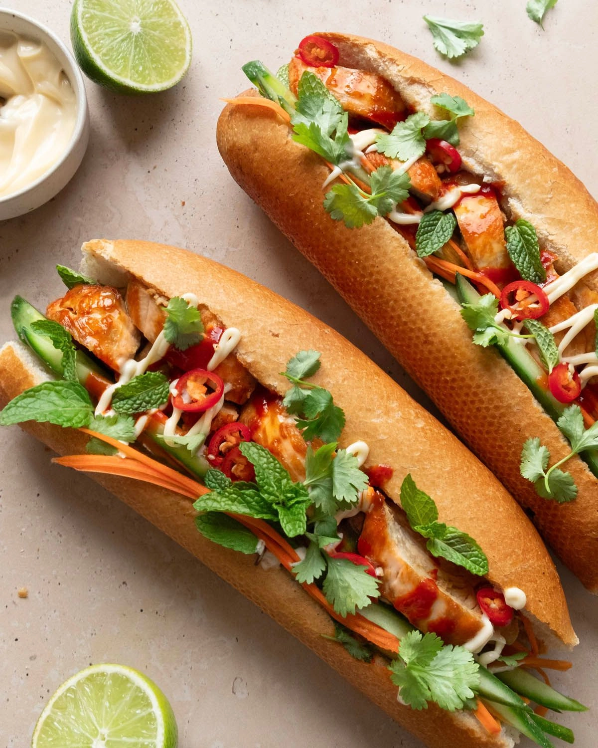 Lemongrass Chicken Banh Mi