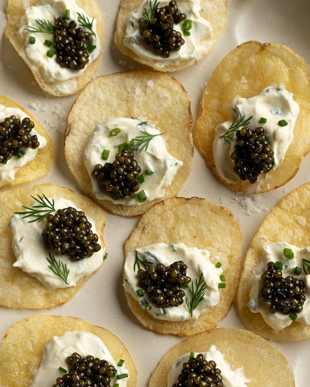 Caviar and Potato Chips