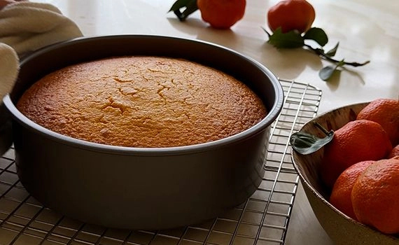 A baked clementine cake