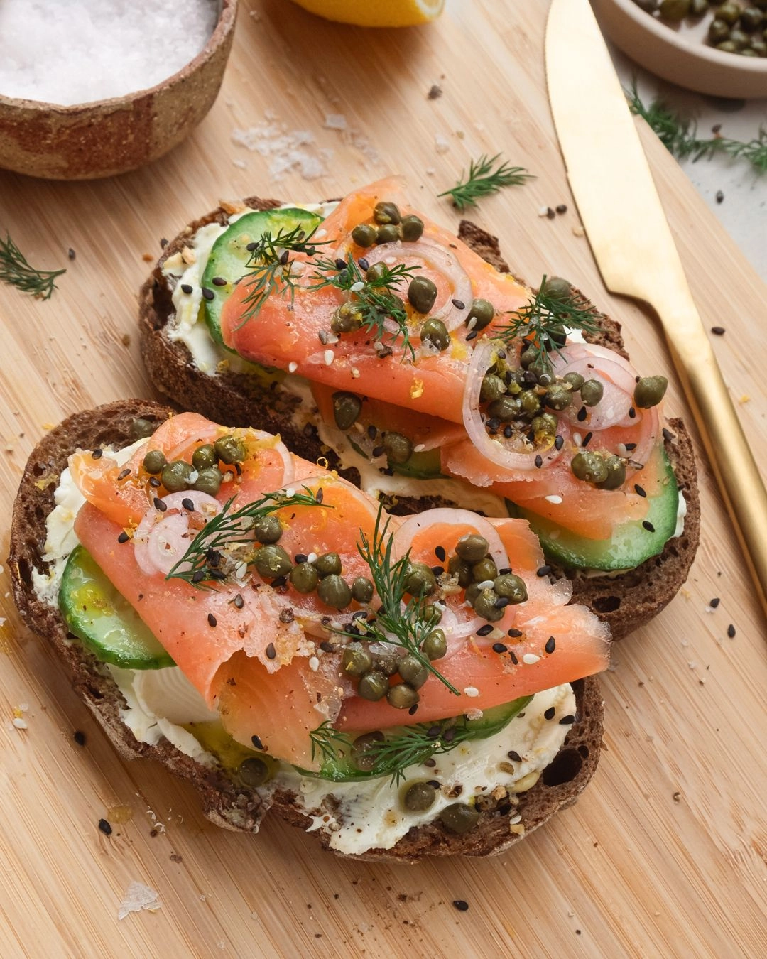 Smoked Salmon on Rye