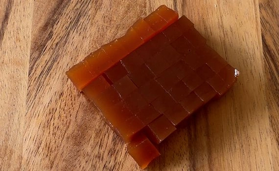 Quince paste sliced into cubes