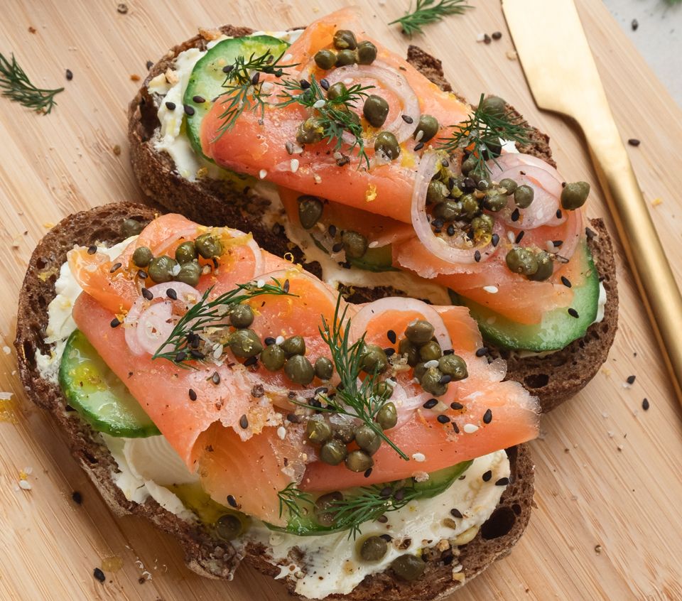 Smoked Salmon on Rye
