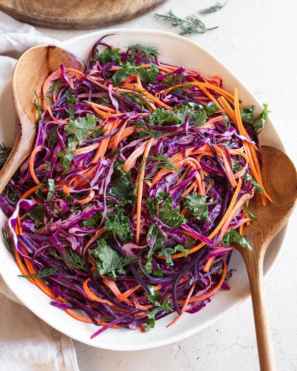 Purple Cabbage Slaw (Crunchy & Delicious)
