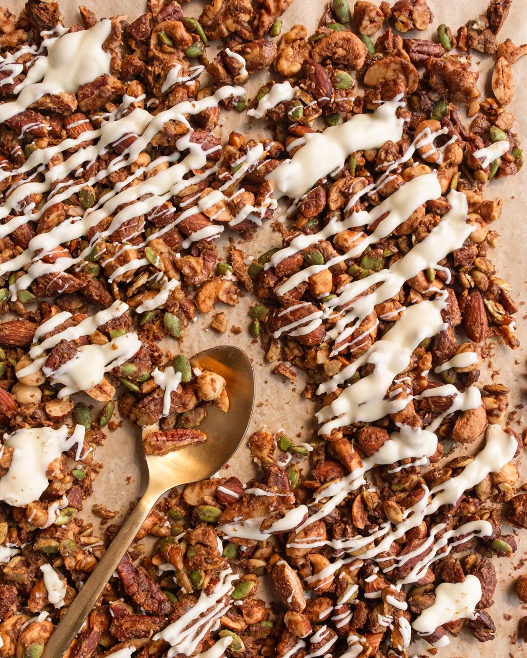 Cinnamon Roll Nut Granola Recipe (Grain Free)