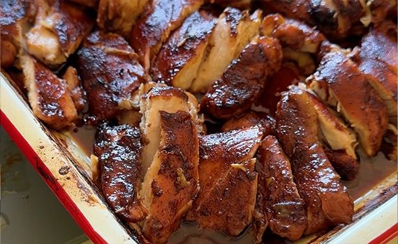 Sliced Chinese Five Spice Chicken