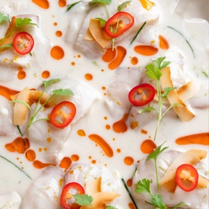 Kingfish Ceviche with Coconut Milk & Chilli Oil