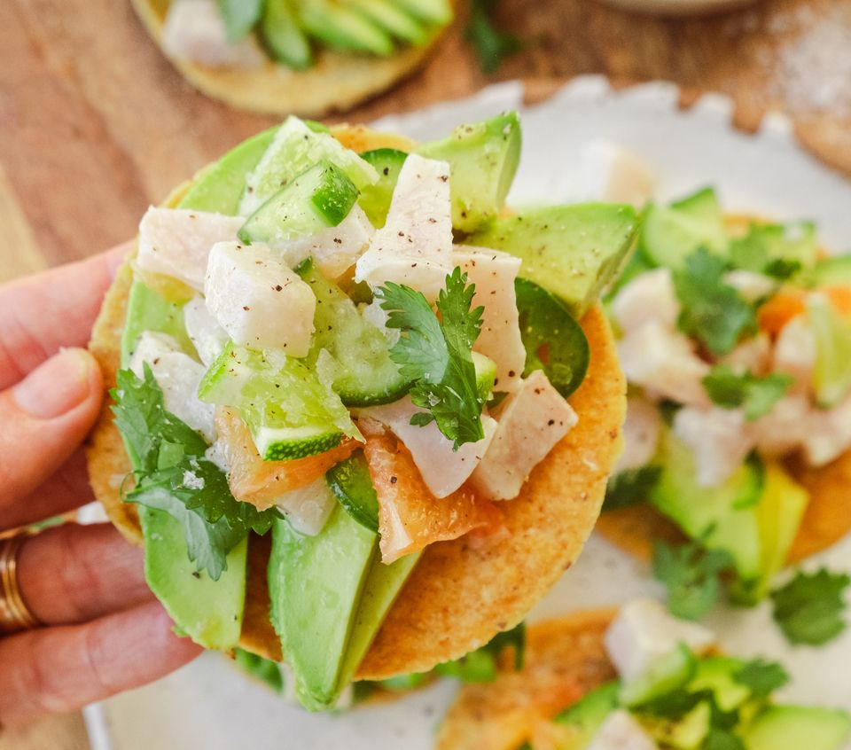 Kingfish Mezcal Ceviche Tostadas