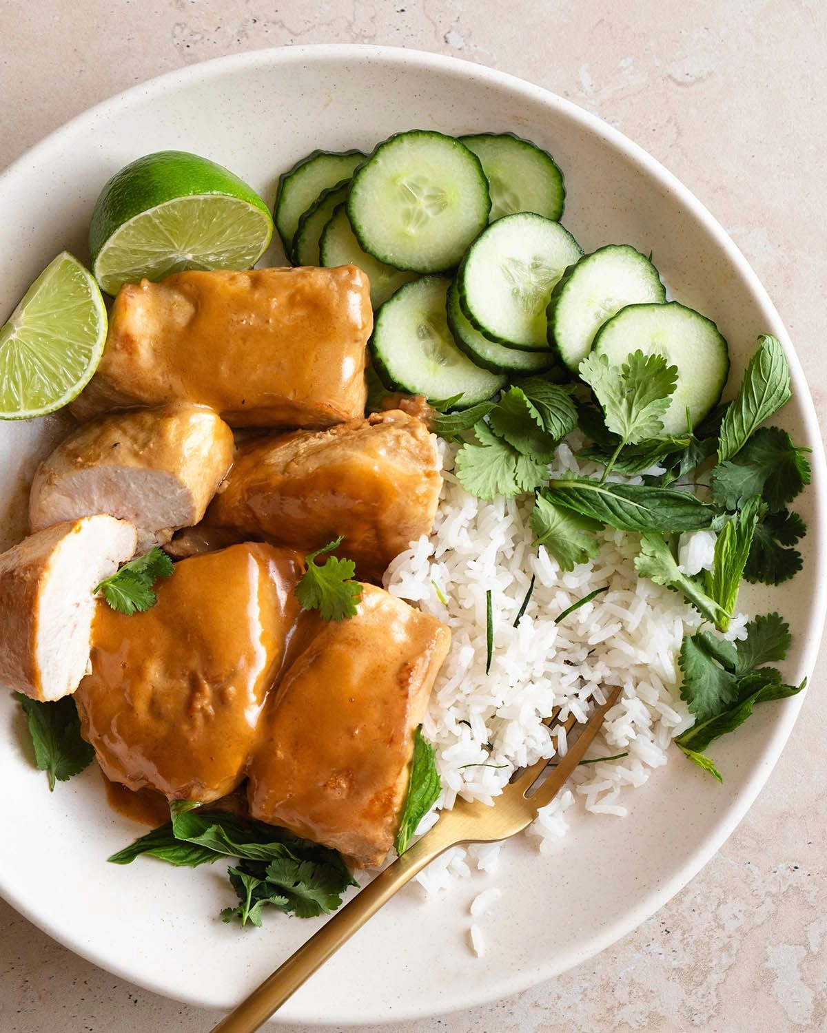 Coconut Lemongrass Chicken with Kaffir Lime Rice